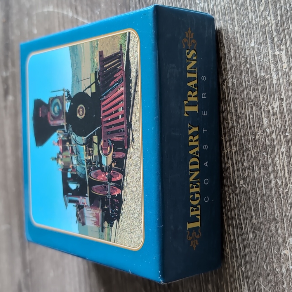 Legendary Trains 8 piece Coaster Set, never used